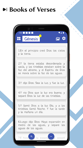 Android application Holy Bible in Spanish screenshort