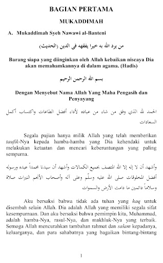 Kitab Terjemah Safinatun Naja