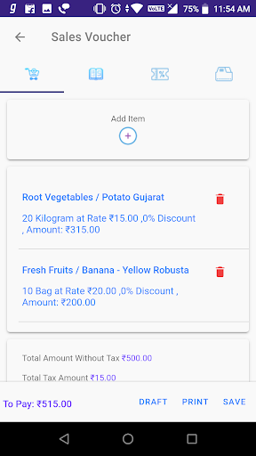 Tienda - Invoice and Billing In