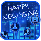 2017 New year Happy icon