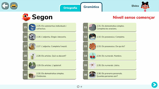 Screenshot of Aula Valencià