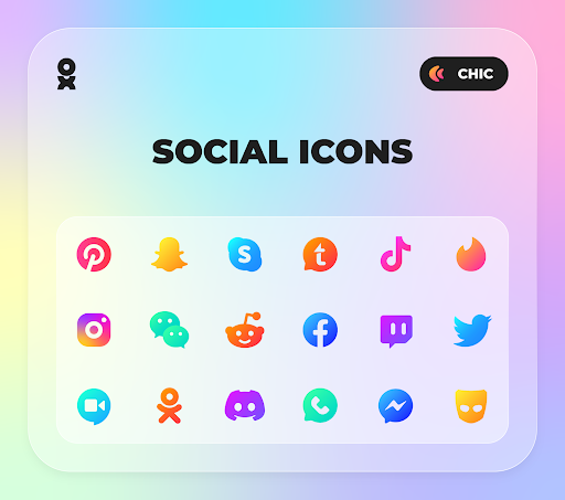 CHIC Icon Pack Screen 2
