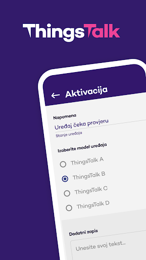 Android application ThingsTalk screenshort
