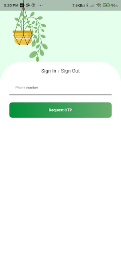 Android application OrgaAyur vendor screenshort