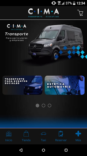 Android application Cima Transporte screenshort
