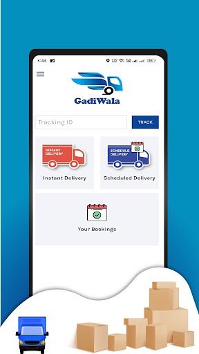 Android application Gadiwala screenshort
