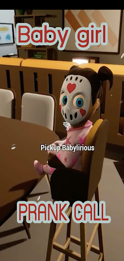 Scary the baby in yellow girl Call Prank