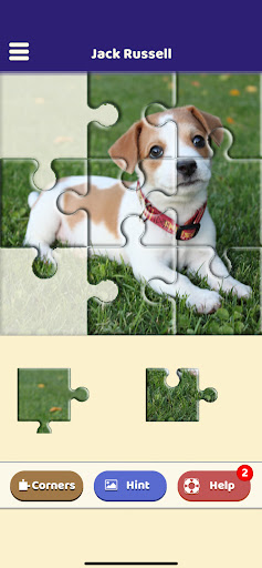 Android application Jack Russell Puzzle screenshort
