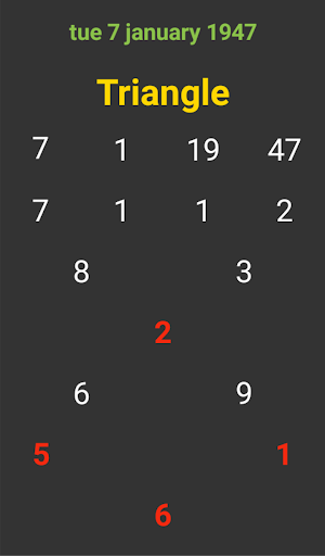 The Pythagorean triangle Screen 3
