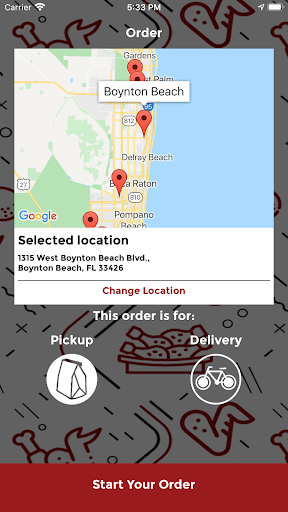 Android application La Brasa screenshort