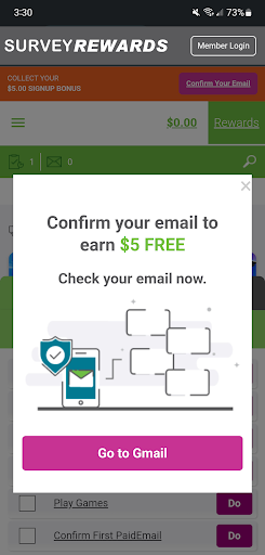 Survey Rewards Cash Surveys Screen 2