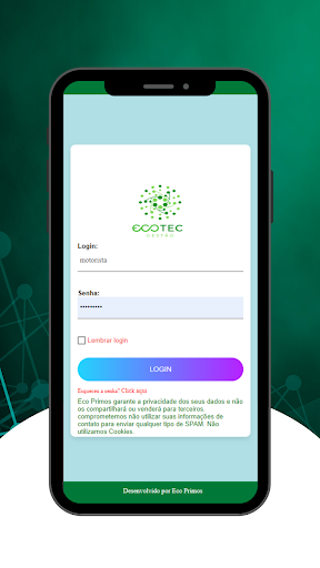 Eco Tec Gestão Screen 2