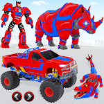 Cover Image of Download Rhino Robot Truck Robot Car 44 APK