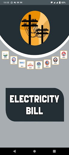 Android application Electricity Bills screenshort