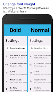 Big Font (change font size) لقطة شاشة