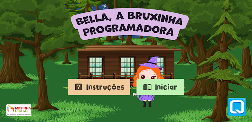 Android application Bella, a bruxinha programadora screenshort