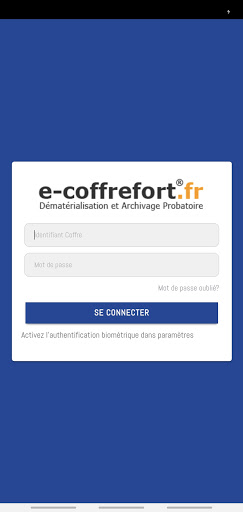 e-coffrefort Screen 2