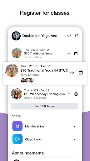 Double Iris Yoga/Massage Screen 2