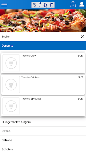 Android application Eethuis Side screenshort