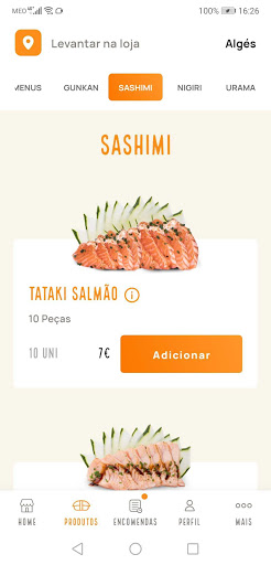 Sushi at Home Screen 3