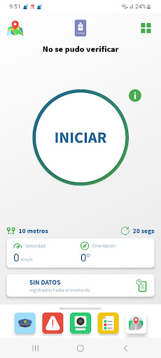 Android application Viacon V-SafeTracker screenshort