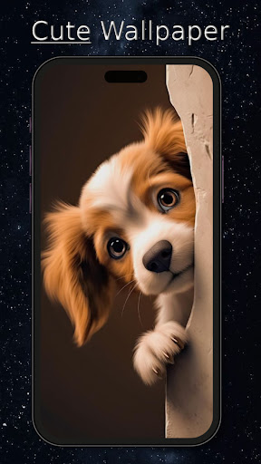 Android application Dog Wallpapers & Cute Puppy 4K screenshort