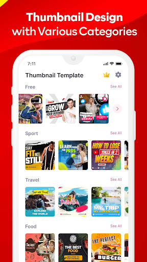 Screenshot of Thumbnail Maker - Channel Art