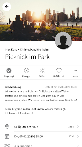 Christusbund Weilheim Screen 3