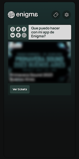 Enigma Experience Wallet Screen 2