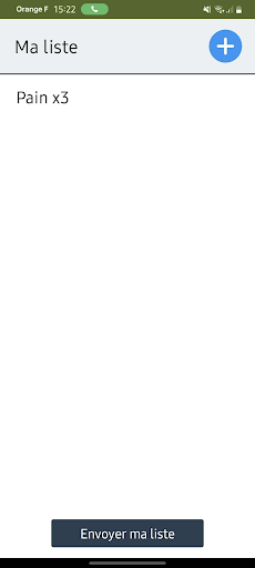 Android application Liste de courses - Bloc note screenshort