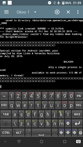 OPENMOLCAS (x86_64) Screen 2