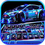 Racing Sports Car Keyboard Theme