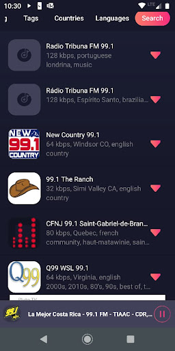 Android application 99.1 FM Radio Online App screenshort