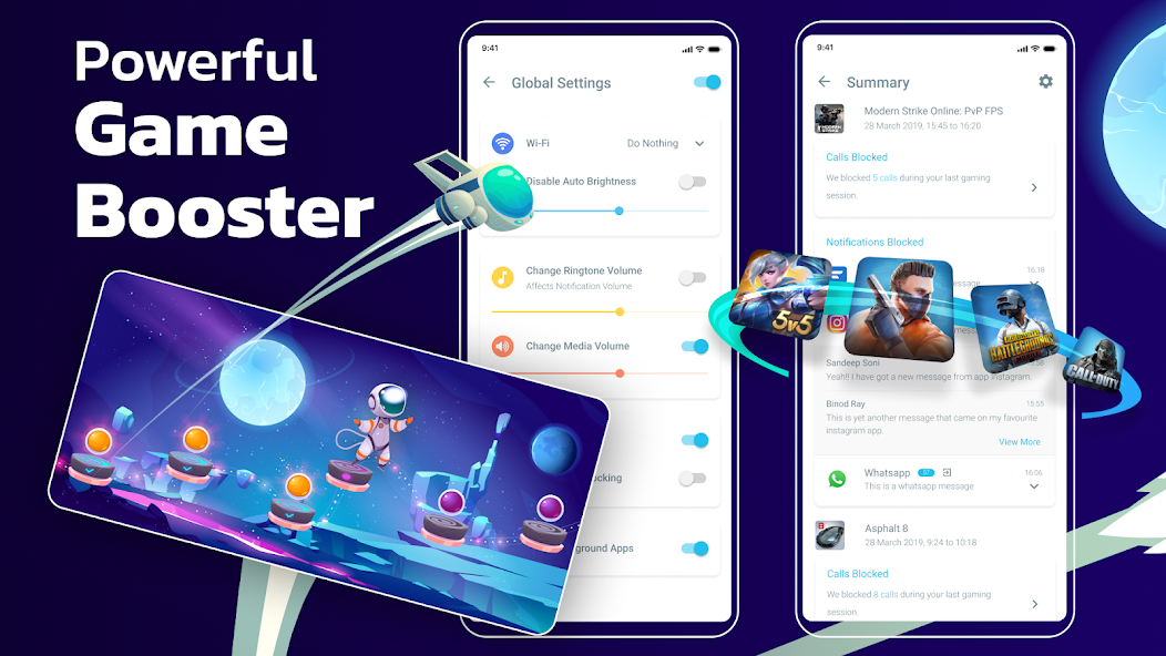 Gaming Mode - The Ultimate Game Experience Booster 1.9.9.1 APK + Mod (Unlimited money) untuk android