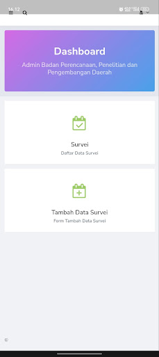Survey Data Kota Madiun Screen 3