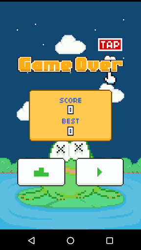 Android application Hungry Frog screenshort