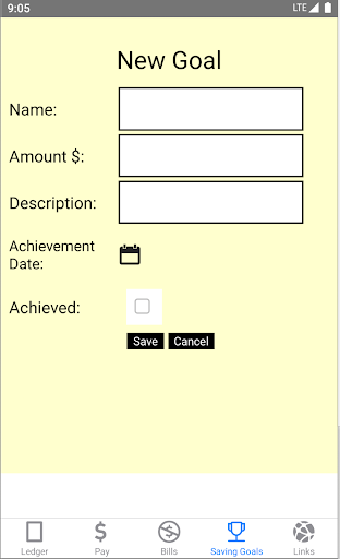 My Money - Track your Spending Screen 3