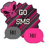 GO SMS - Love Skulls 8 icon