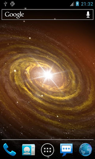 Galaxy Light Live Wallpaper Screen 2