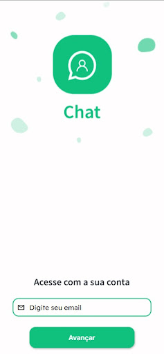 Android application Chat atendimento screenshort