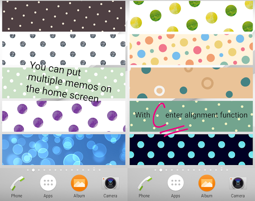 Sticky Memo Notepad *Dots* 4 Screen 3