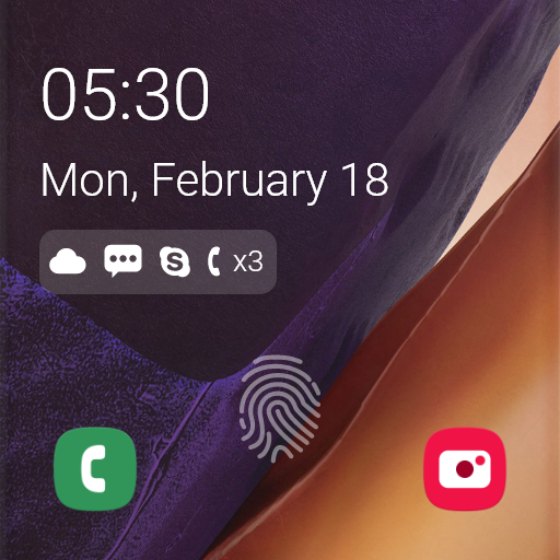 Lock Screen Note 20 Style 5.3 Icon