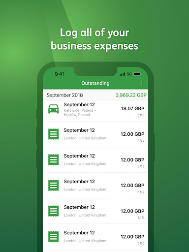 Android application Enterpryze Expense screenshort