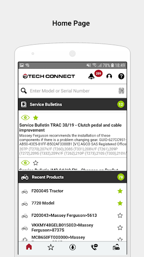 AGCO Tech Connect Screen 2