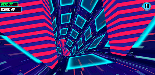 Android application Tunnel Mania screenshort