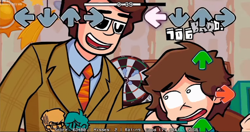 Дим Димыч хочешьпокажу FNF Mod