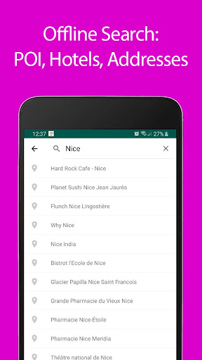 Nice Offline Map and Travel Gu Screen 3