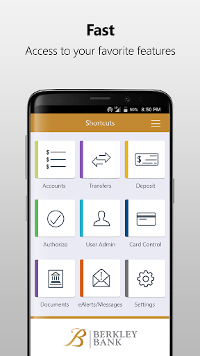 Berkley Bank Mobile Banking Screen 2