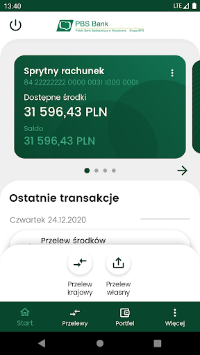 Android application PBS Wyszków Mobilnie screenshort