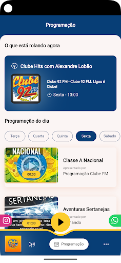 Clube 92 FM Votuporanga Screen 3
